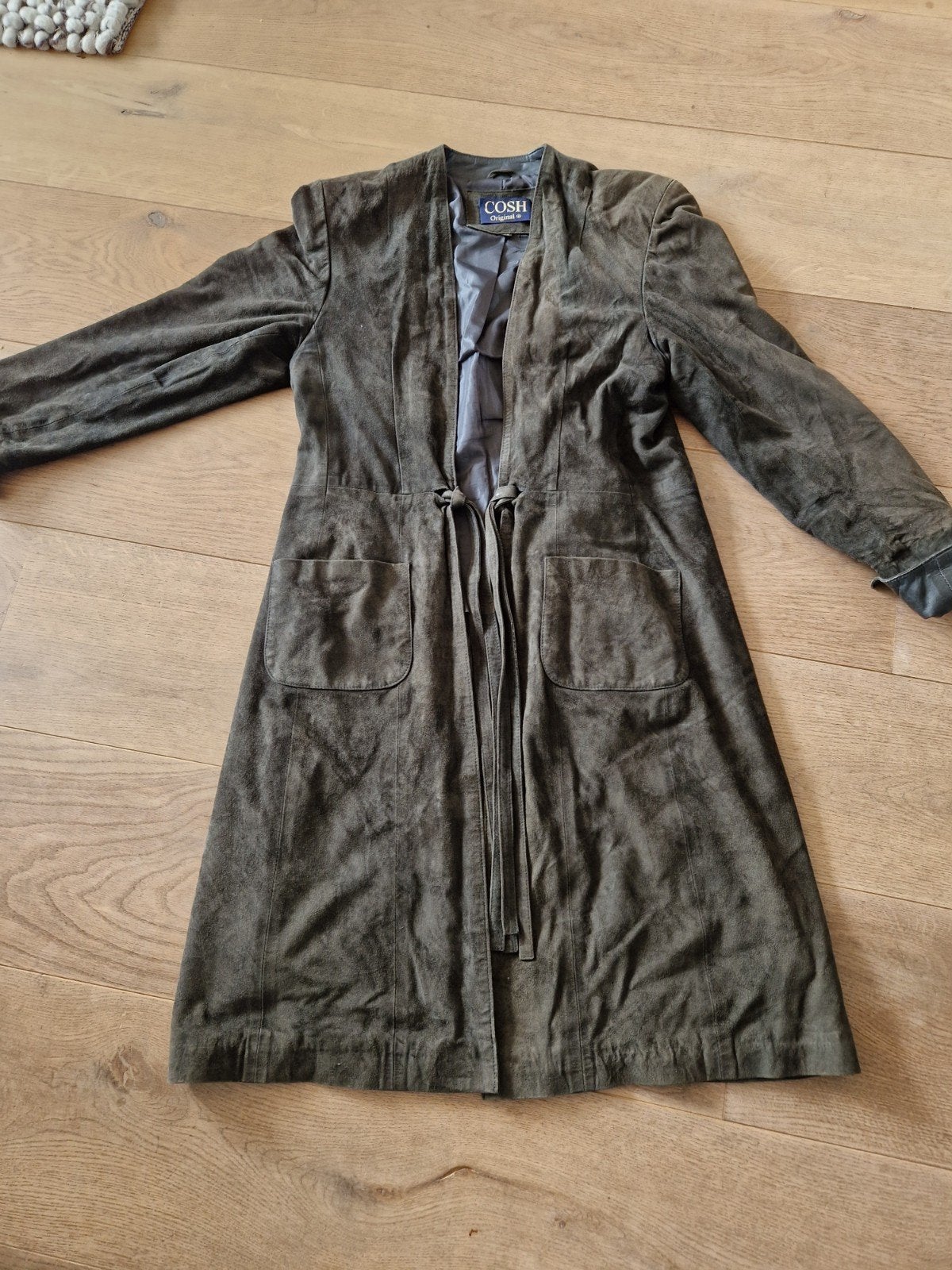 Cosh Original suède jas, Kleding | Dames, Cosh Original, Maat 46/48 (XL) of groter, Ophalen of Verzenden, Gedragen