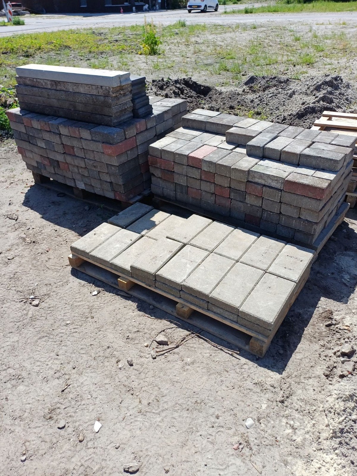 Gratis klinkers en opsluitbanden, Ophalen, Beton, Klinkers