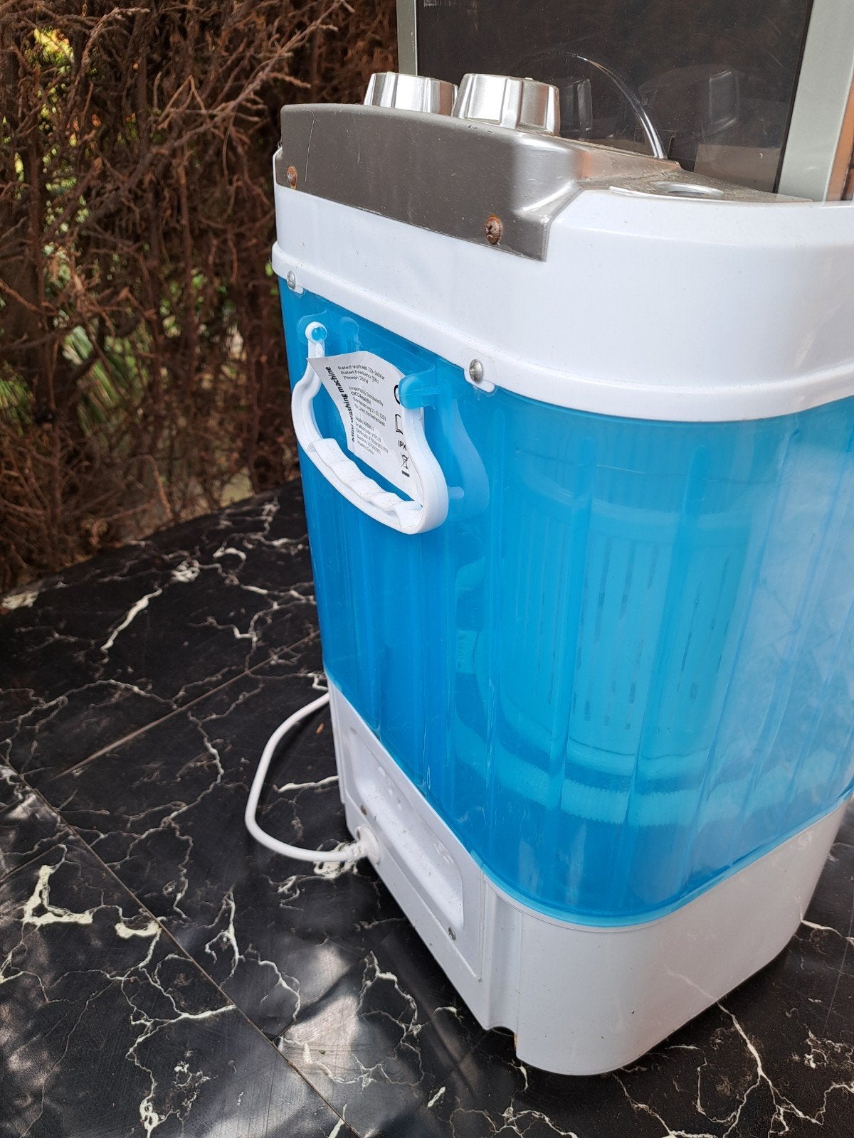 Camping wasmachine, Witgoed en Apparatuur, Wasmachines, Minder dan 4 kg, Ophalen, Minder dan 1200 toeren, Minder dan 85 cm