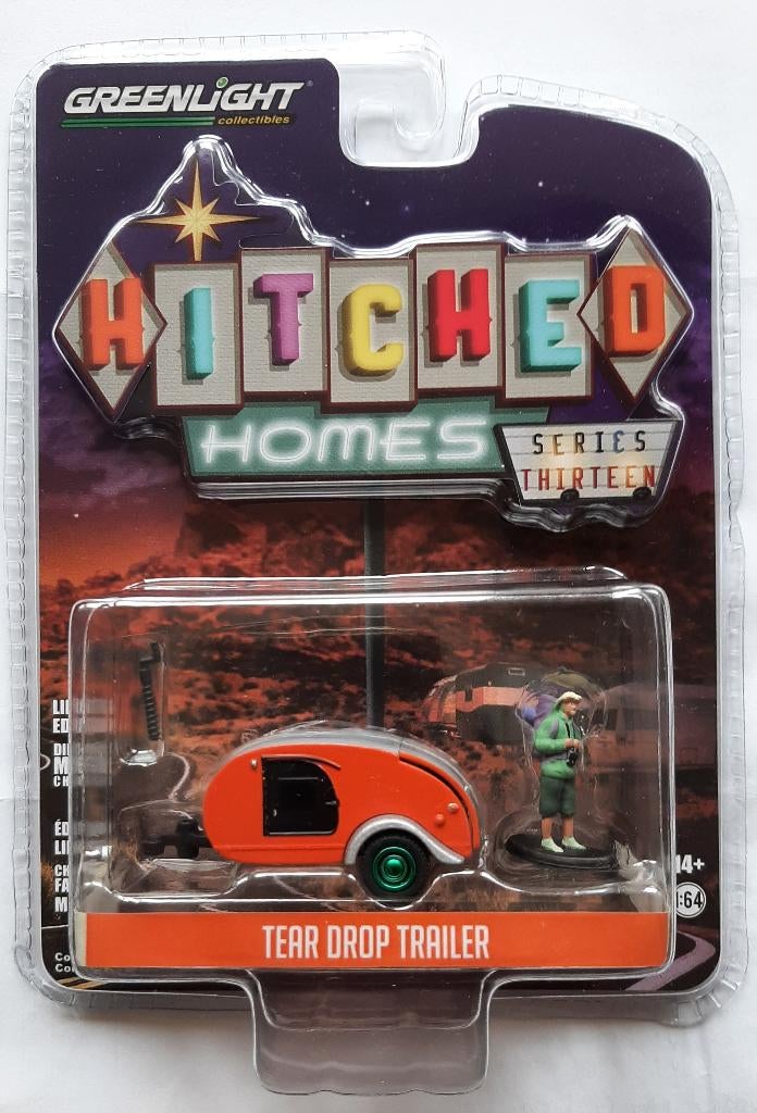 Tear Drop Trailer Greenlight 1/64 caravan Greenmachine Chase, Ophalen of Verzenden, Nieuw, Overige typen