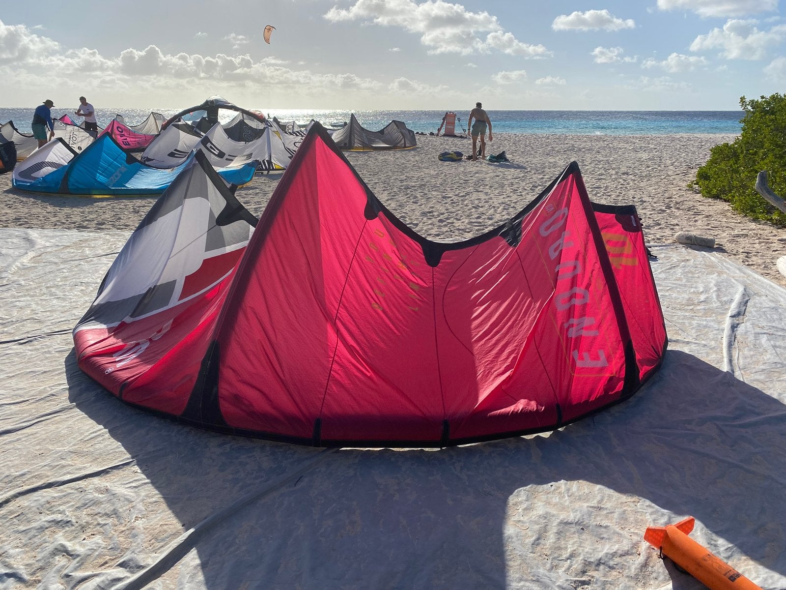 Ozone Enduro V3 10m, Watersport en Boten, Gebruikt, 10 m², Geen board, Ophalen of Verzenden