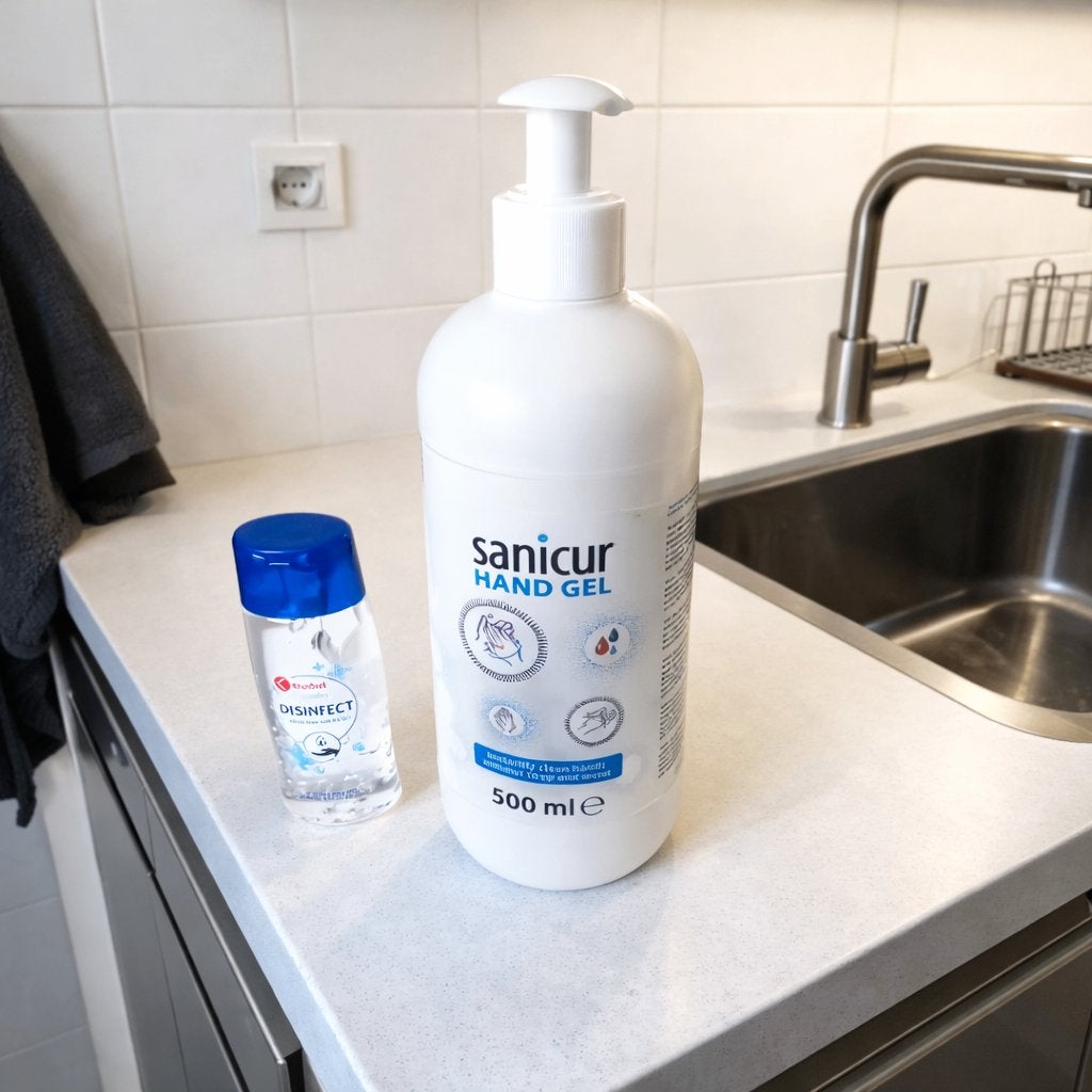 set Sanicur Handgel(500 ml)+ Kruidvat Desinfectiegel (50 ml), Ophalen of Verzenden, Schoonmaakmiddel