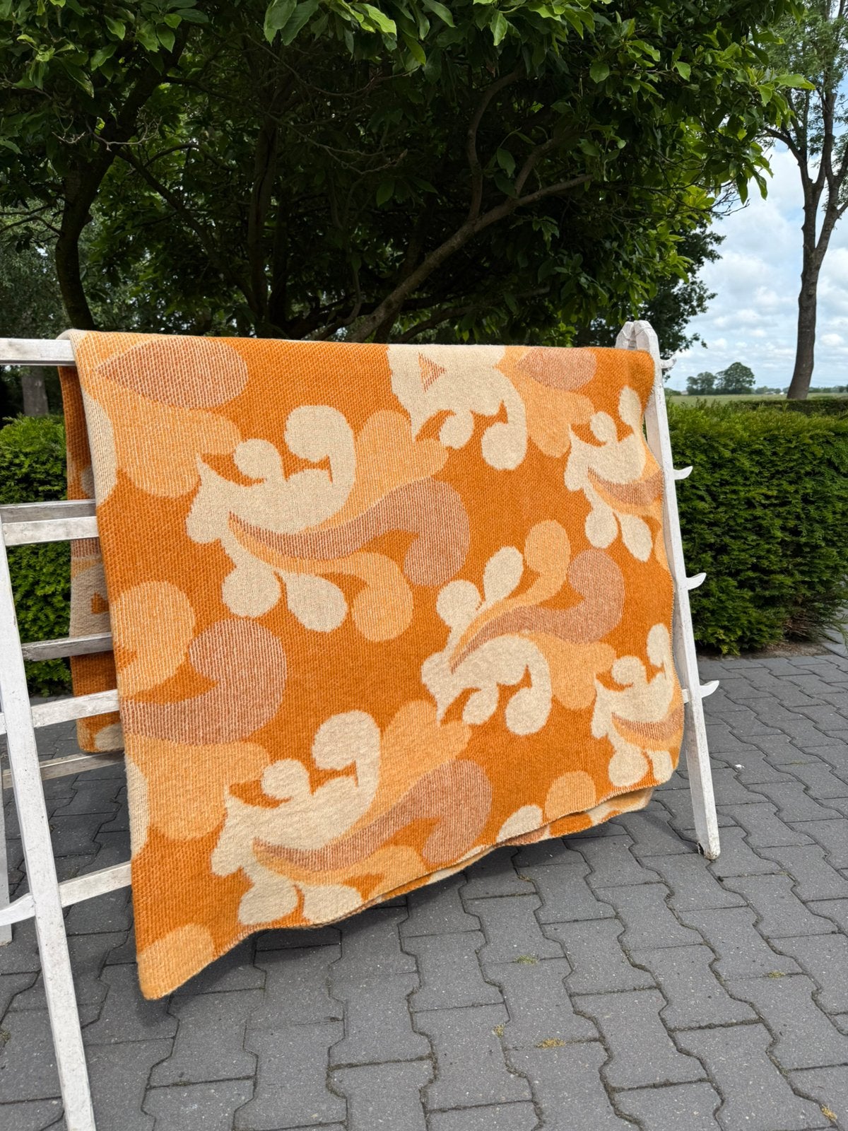 Retro (wollen) deken - 240x180cm, Gebruikt, Q, Q, Ophalen of Verzenden
