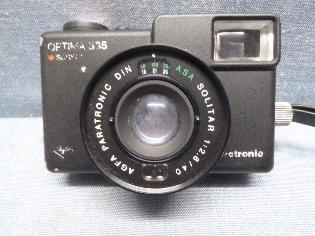 Agfa Optima 535 Sensor, een klassieke Duitse 35mm filmcamera, Ophalen of Verzenden, Gebruikt, Compact, Overige Merken