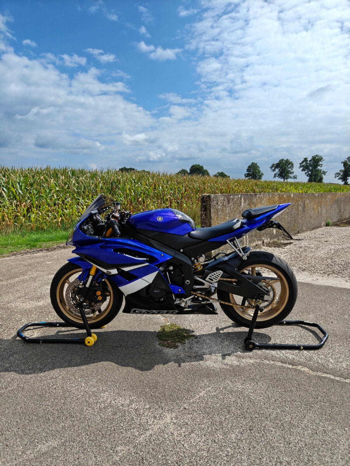 Yamaha R6 rj15 2008 | Full Akrapovič | grote beurt gehad, LED Verlichting, 4 cilinders, Motorrijbewijs A, Super Sport