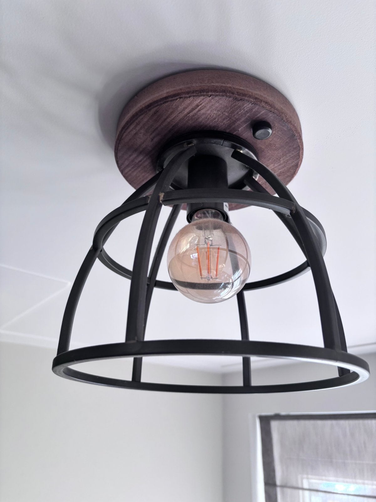 Industriële plafondlamp, Ophalen, Zo goed als nieuw