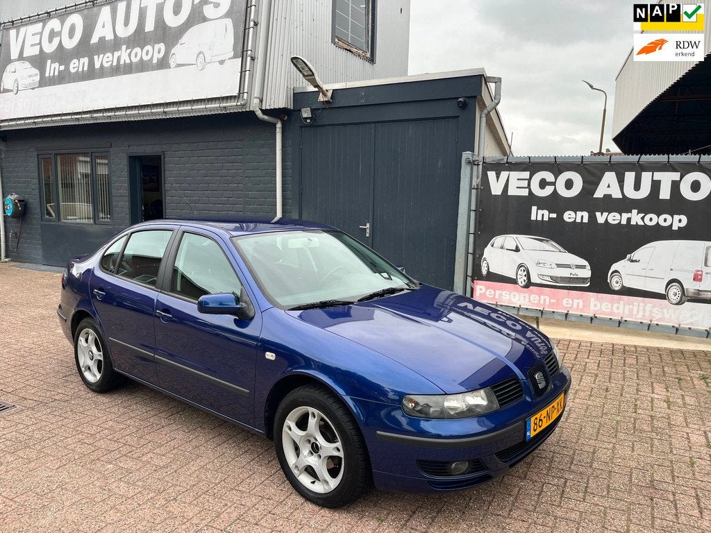 Seat Toledo 1.6-16V Sport ecc airco nette auto, Auto's, Seat, Bedrijf, Te koop, Toledo, ABS, Airbags, Airconditioning, Automatische klimaatregeling