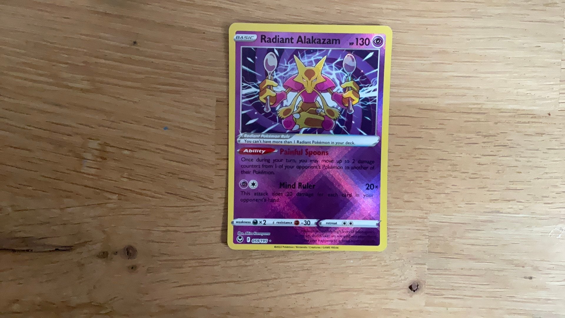 Radiant Alakazham, Ophalen of Verzenden, Zo goed als nieuw