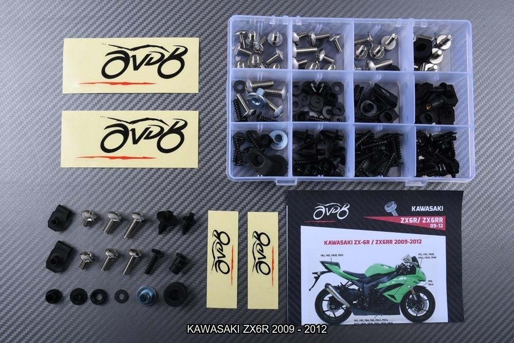 Kuip bouten set voor KAWASAKI ZX6R 2009 - 2020, Motoren, Verzenden, Nieuw