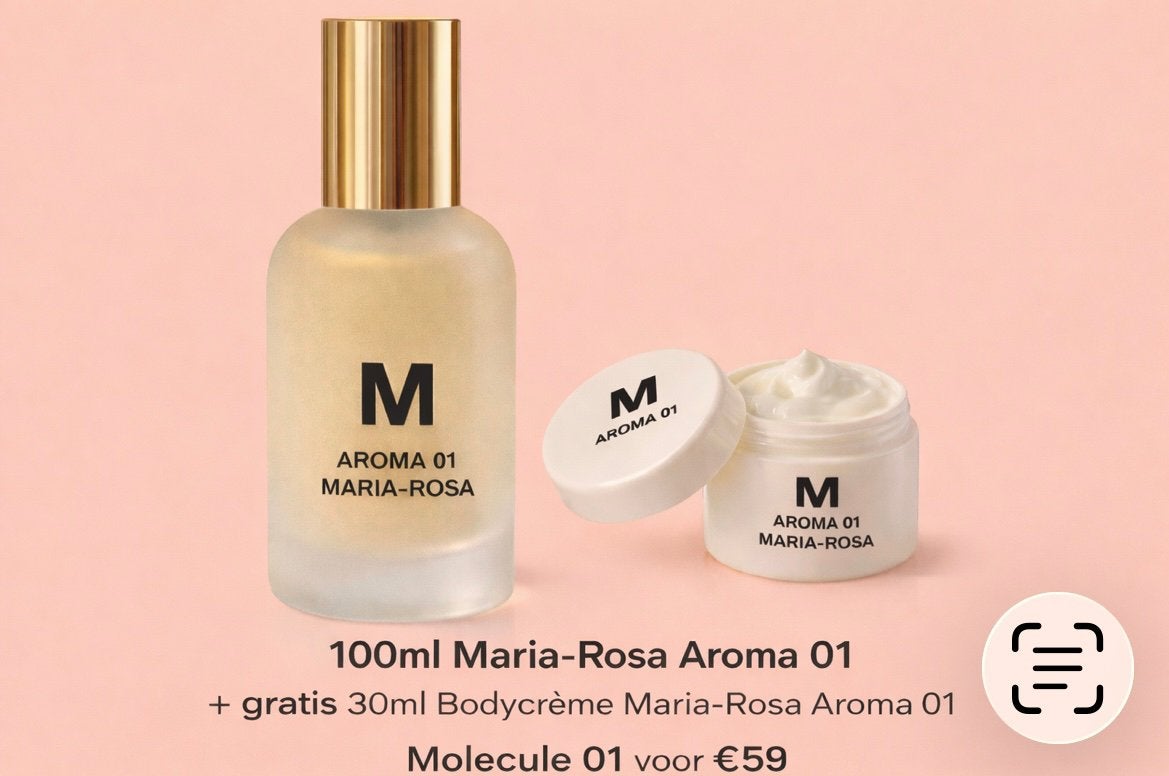Molecule 01 Maria-Rosa Aroma Parfum & luxe Producten, Ophalen, Gehele gezicht, Wit, Nieuw