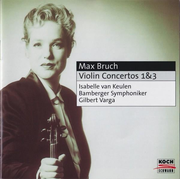 BRUCH Violin concertos 1 & 3 CD VAN KEULEN KOCH SCHWANN, Ophalen of Verzenden, Romantiek, Gebruikt, Orkest of Ballet