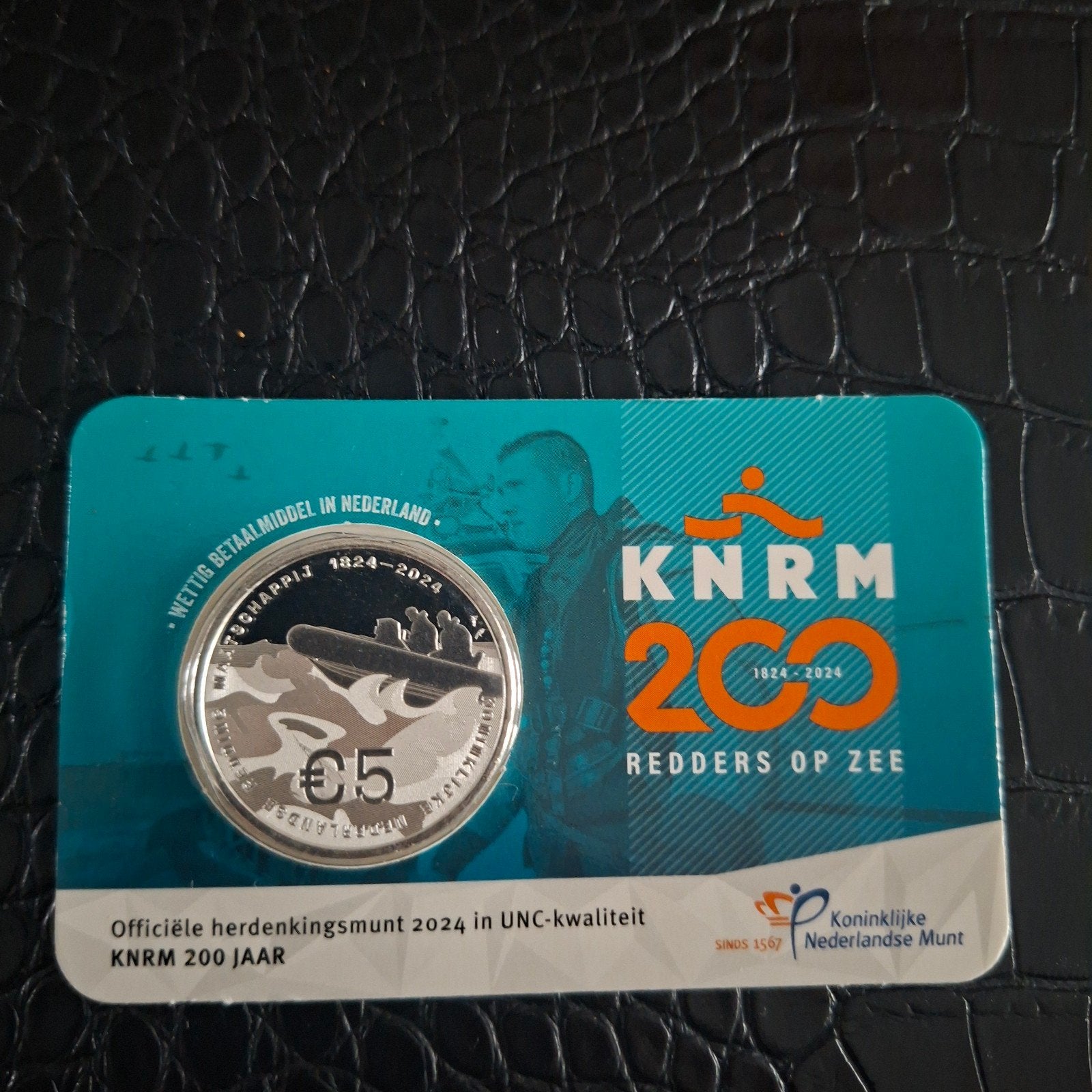 KNRM 200 Jaar Herdenkingsmunt 2024 - Zwaar Verzilverd, Postzegels en Munten, Ophalen of Verzenden, Euro's, Losse munt, Zilver