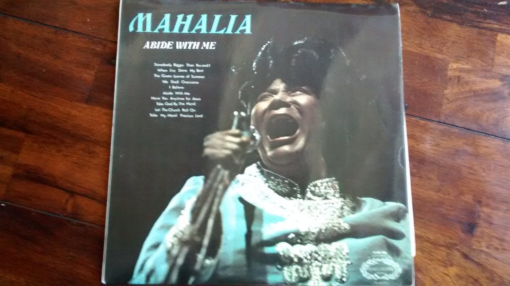 Gospel Lp - Mahalia Jackson - Abide with me, Ophalen of Verzenden, Zo goed als nieuw, Soul, LP