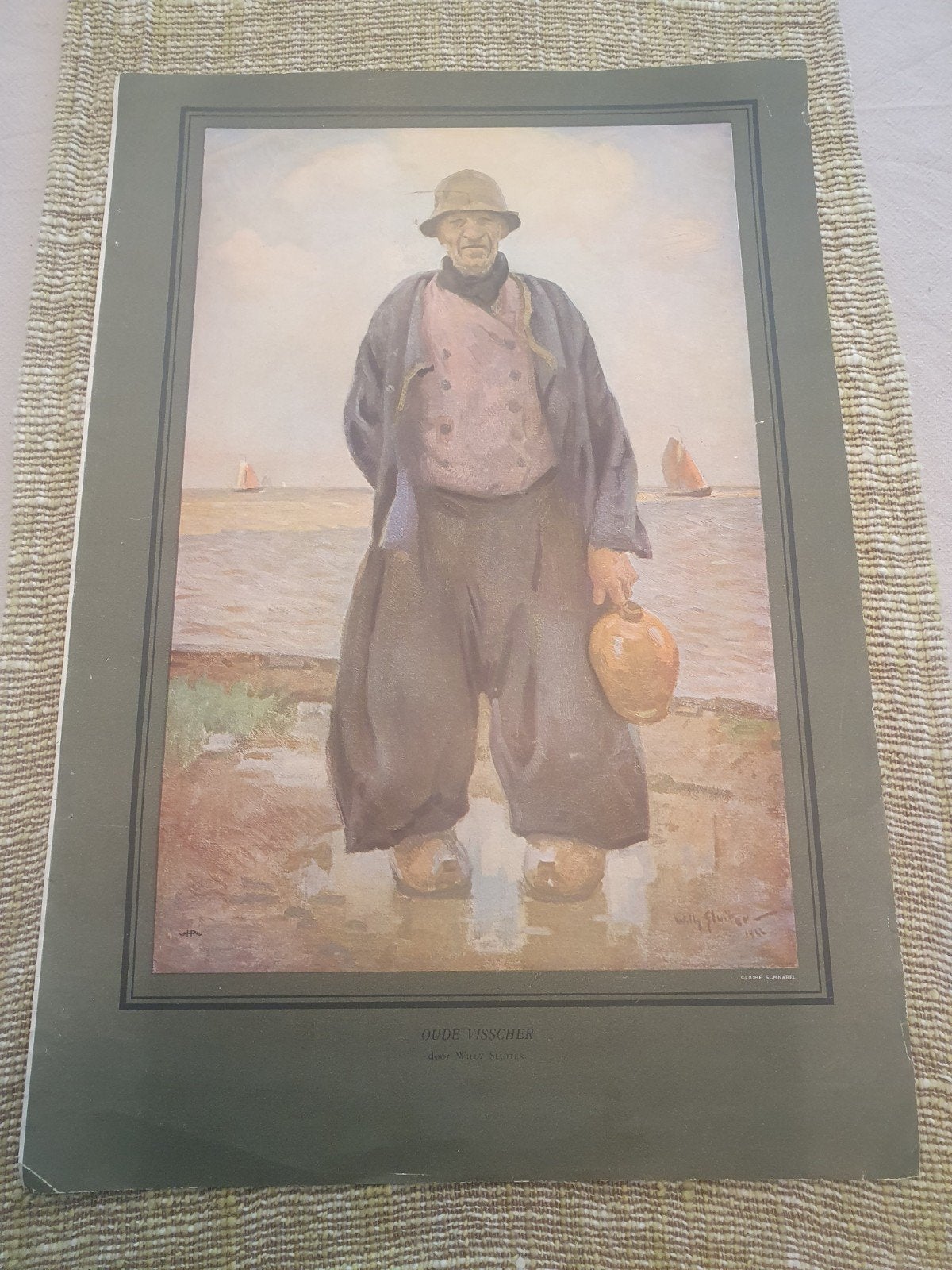"Oude Visscher" - Willy Sluiter (Haagsche Post 1922), Ophalen