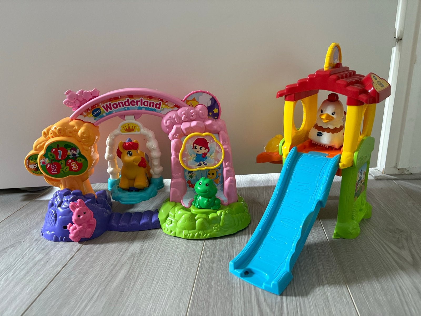 VTech Zoef Zoef Dieren Wonderland & Kippenhok, Ophalen, Gebruikt, Overige typen, Met licht