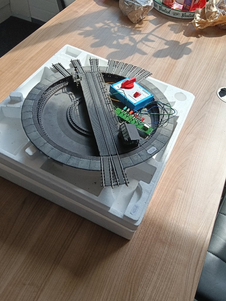 Märklin 7286 H0 Draaischijf (op afstand bestuurbaar), Wisselstroom, Gebruikt, Overige typen, Ophalen of Verzenden