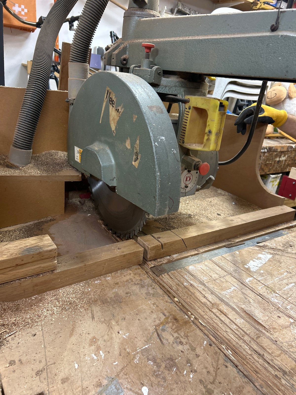 DeWalt radiaalzaag 3kW, 3-fasen motor, Ophalen of Verzenden