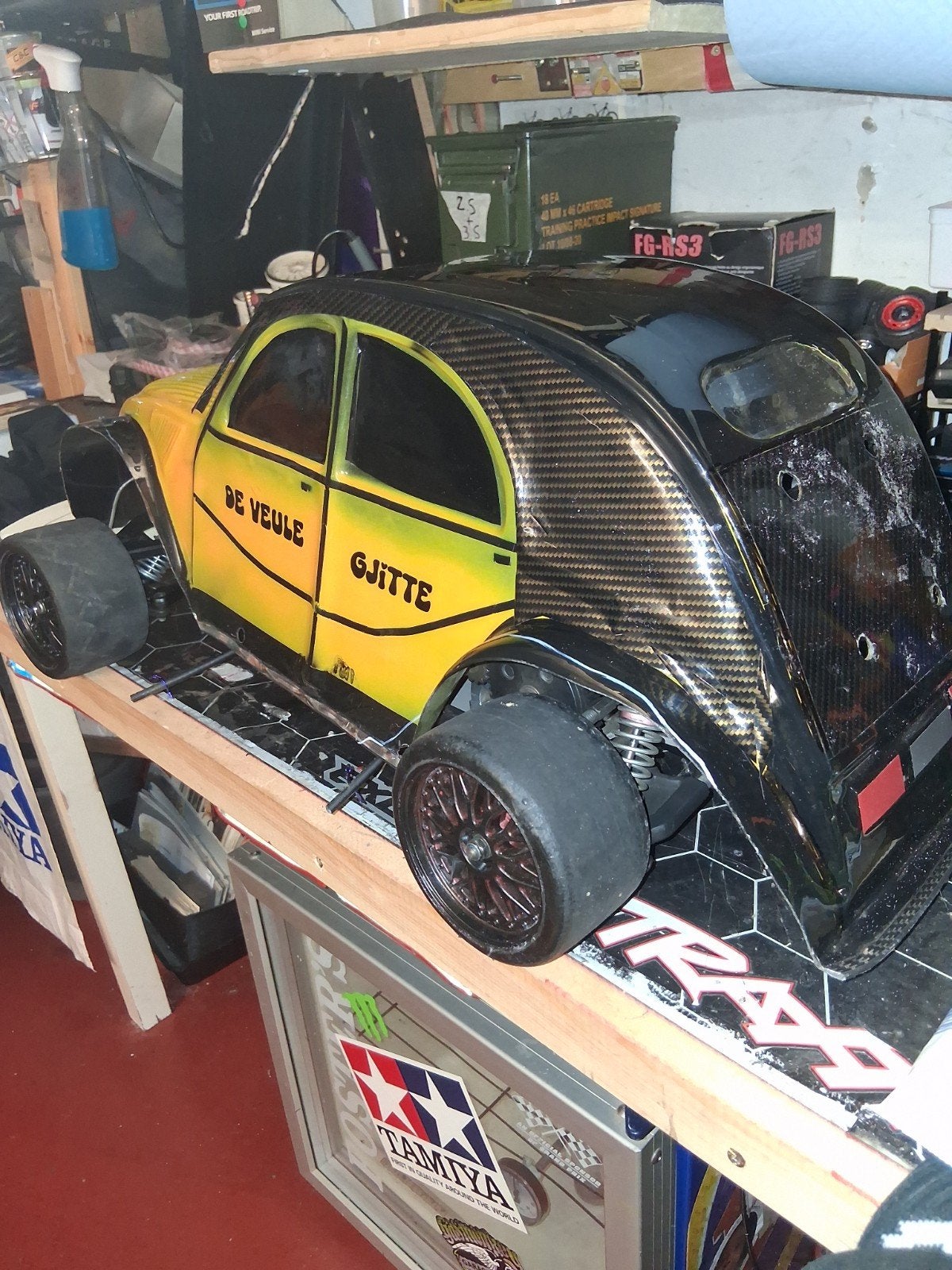 FG Marder/Monster Truck Geit Body - Zeldzaam!, Ophalen of Verzenden, Overige schalen, Benzine, Auto offroad