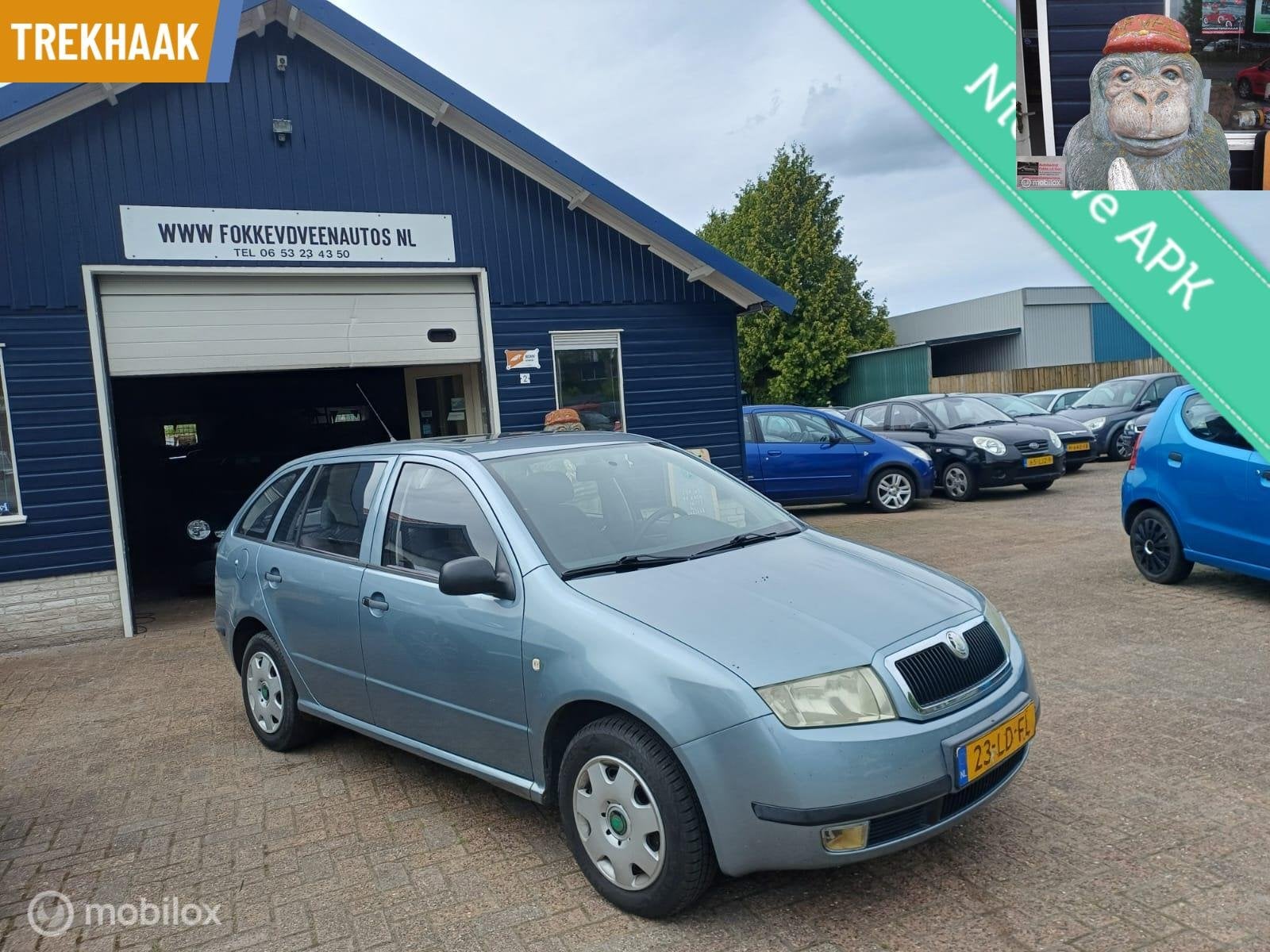 Skoda Fabia Combi 1.4 Ambiente Garantie alle inruil mogelijk, Voorwielaandrijving, 450 kg, Gebruikt, 4 cilinders