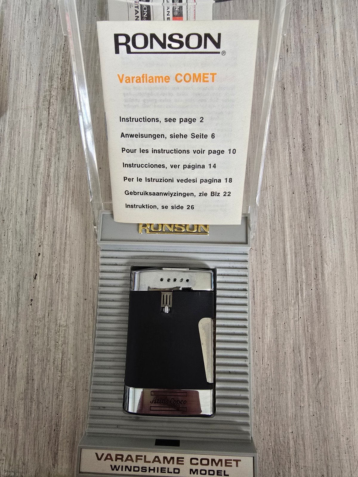 Ronson aansteker, Verzamelen, Ophalen of Verzenden, Gebruikt, Aansteker