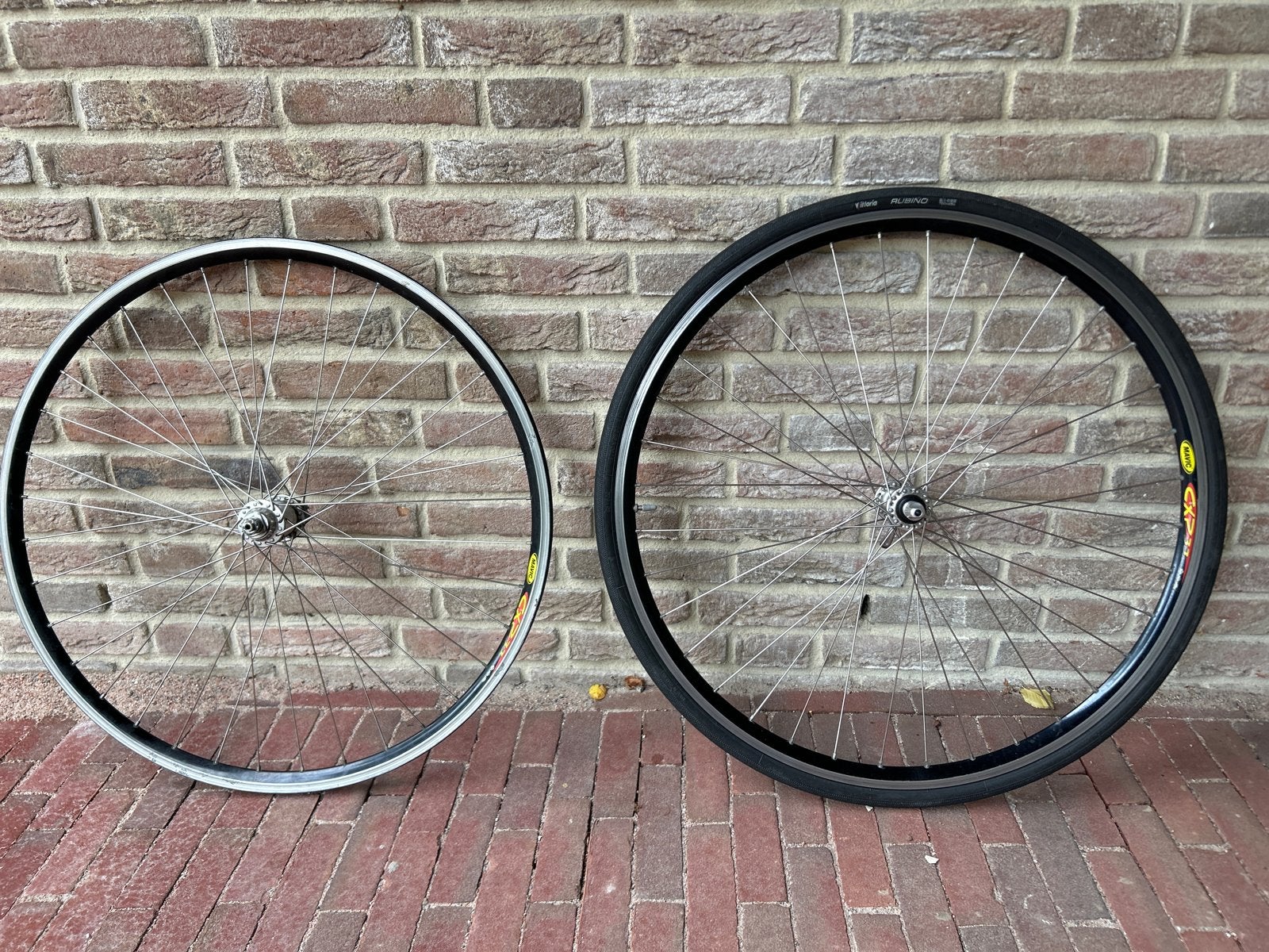 Mavic fietswielen (set van 2) - Gebruikt campagnolo naven. i, Wiel, Gebruikt, Ophalen of Verzenden, Aluminium