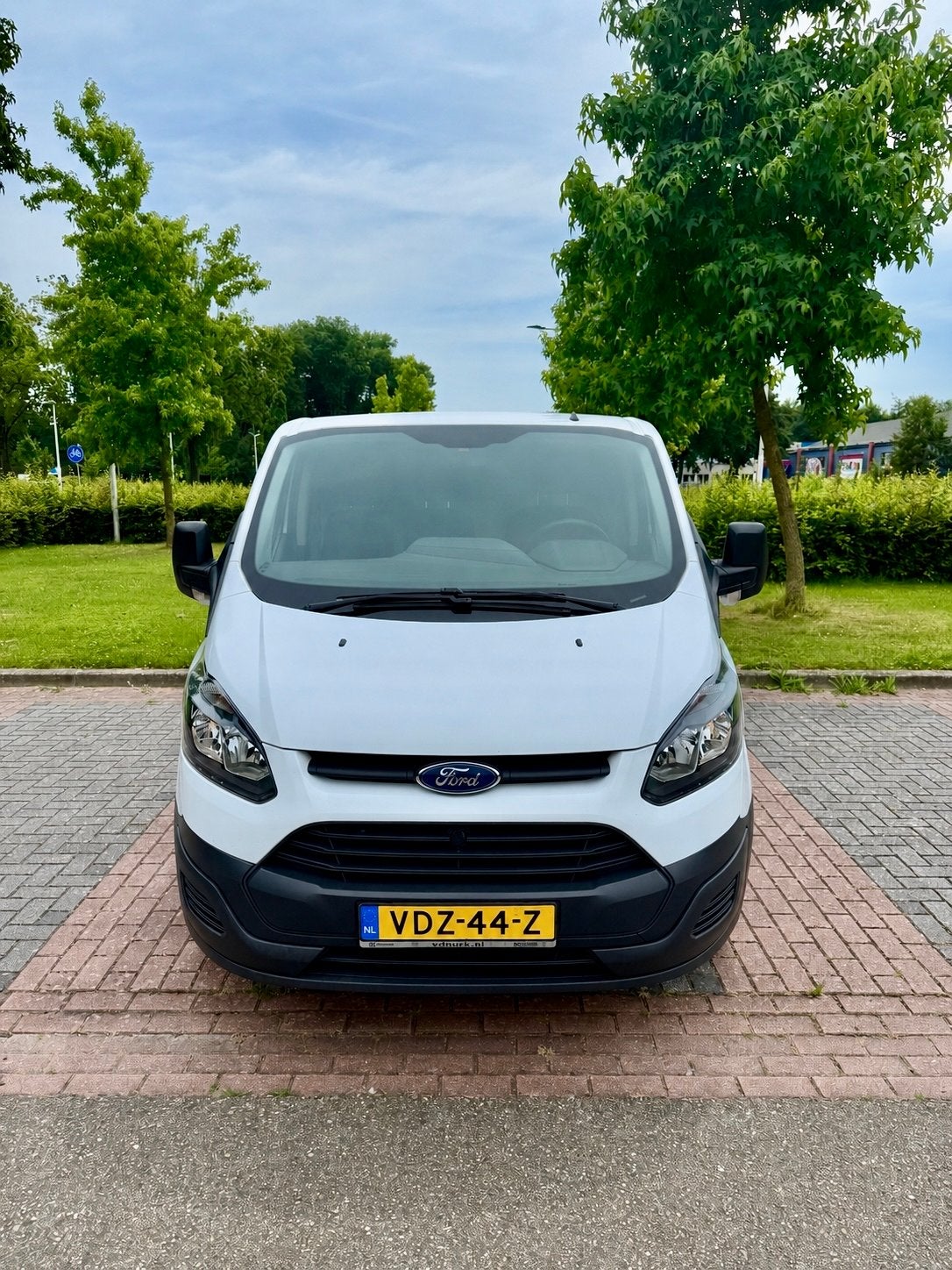 Ford Transit Custom 2.2 Tdci 74KW 2015 Wit, Auto's, 4 cilinders, 100 pk, Wit, 14 km/l
