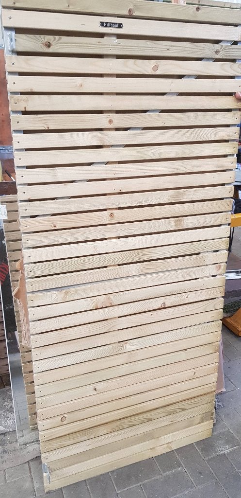 Tuinpoort Hillhout top kwaliteit te koop, Ophalen, Minder dan 100 cm, Nieuw, Looppoort