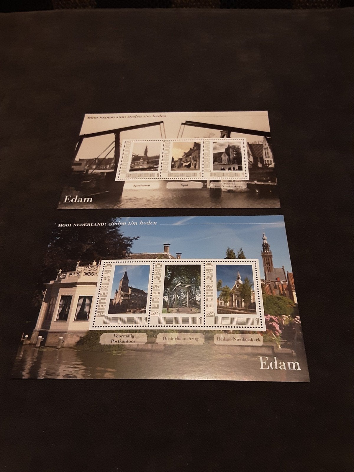 2 velletjes van  Edam van Steden tot heden, Postzegels en Munten, Postzegels | Nederland, Ophalen of Verzenden