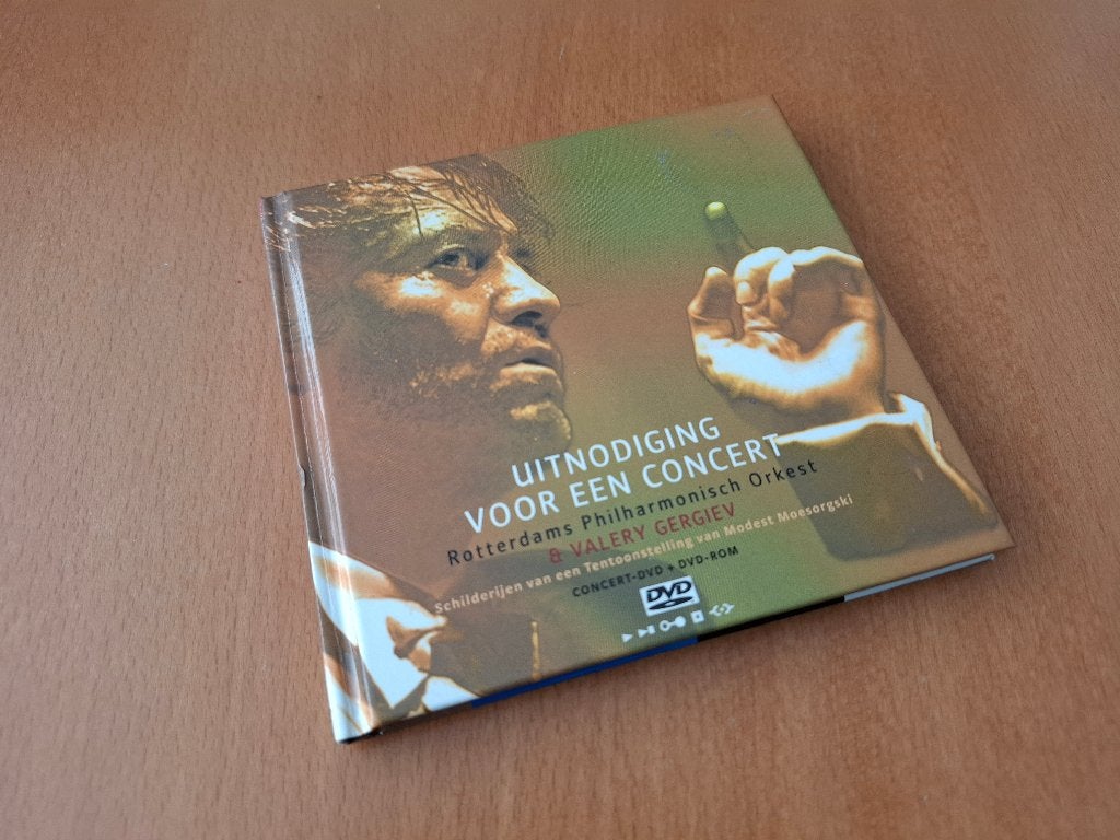 UITNODIGING voor een concert: MOESSORGSKI - GERGIEV (2 DVD), Ophalen of Verzenden, Romantiek, Zo goed als nieuw, Orkest of Ballet