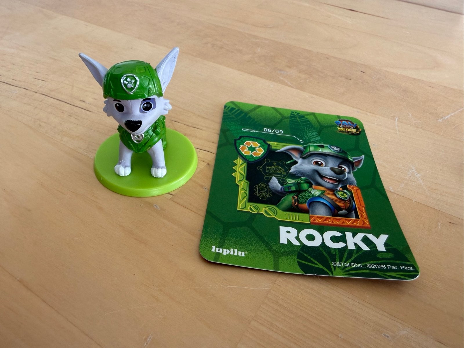 Paw Patrol Lupilu figuurtje Rocky van Lidl, Ophalen of Verzenden, Zo goed als nieuw