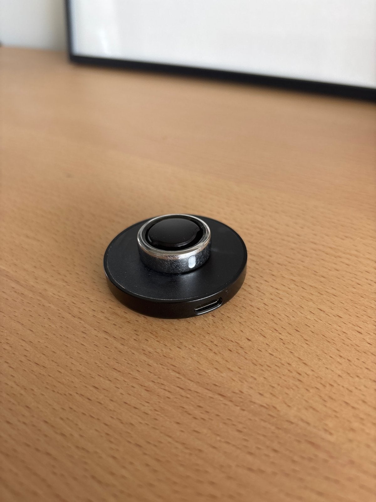 Oura Ring Gen 3 Zilver Maat 8 with charger, Ophalen, Gebruikt, Slaap, Waterdicht