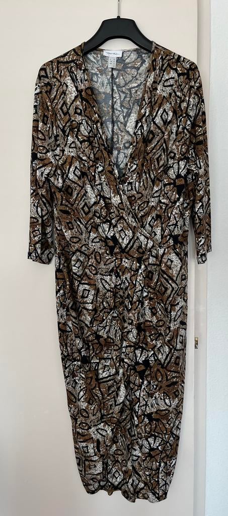 Peter Hahn Jurk Maat 48 Bruin-zwart, Bruin, Maat 46/48 (XL) of groter, Ophalen of Verzenden, Zo goed als nieuw