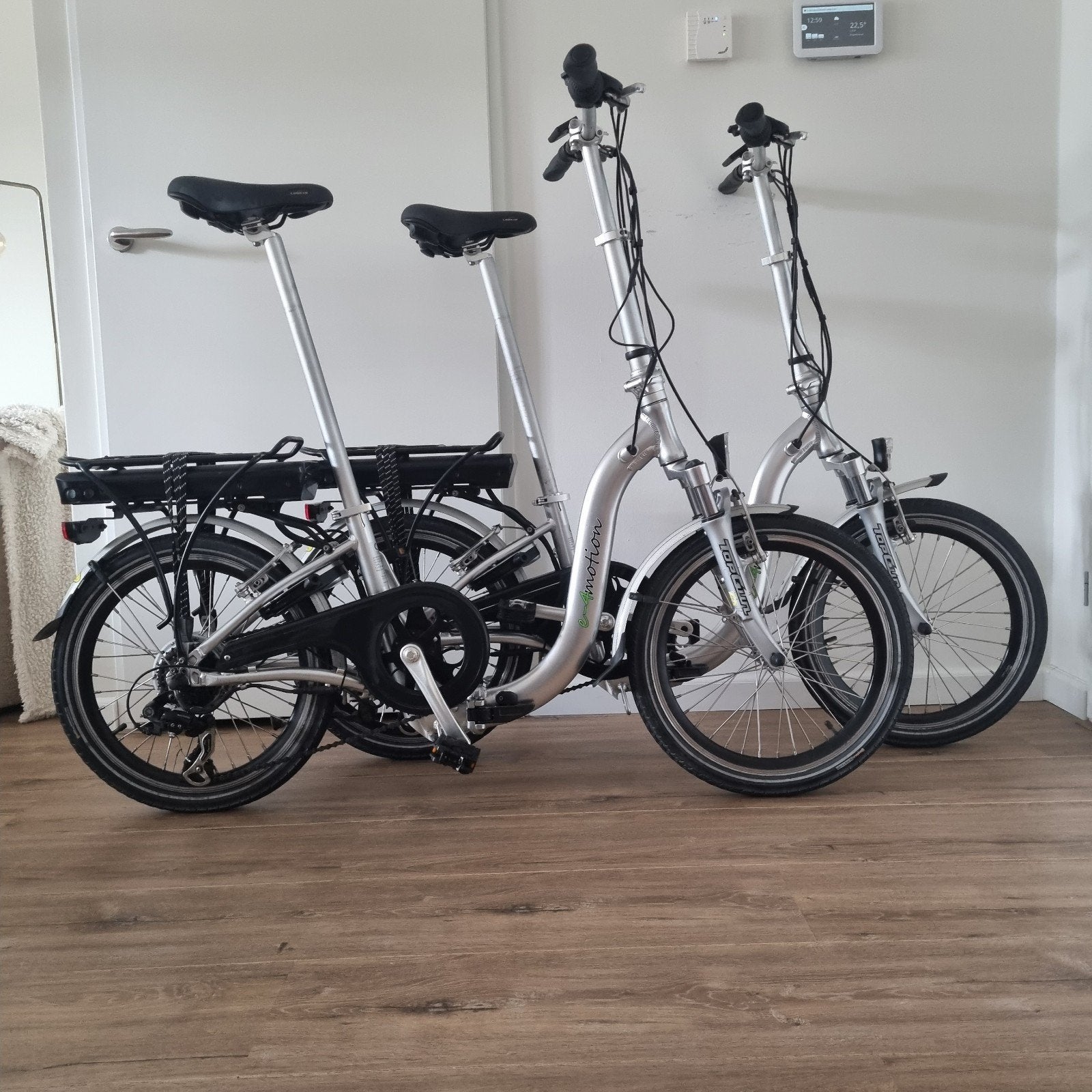 2x Z.G.A.N. E-4motion elektrische vouwfietsen (20inch)