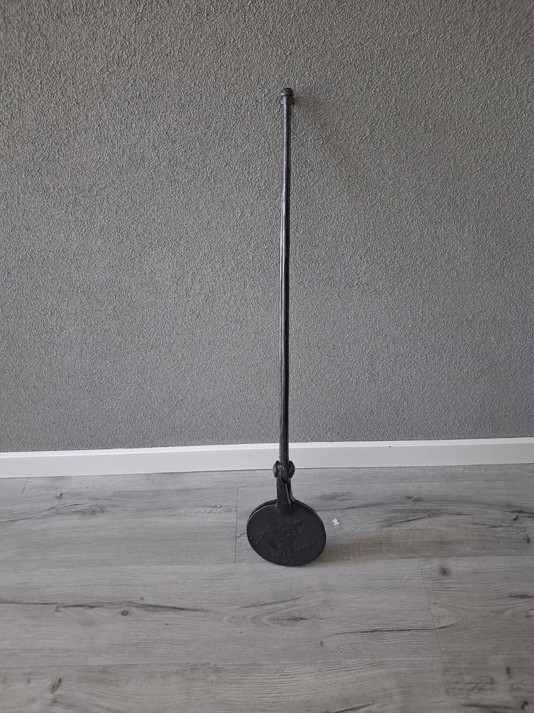 Antieke gietijzeren wafelijzer, Ophalen of Verzenden