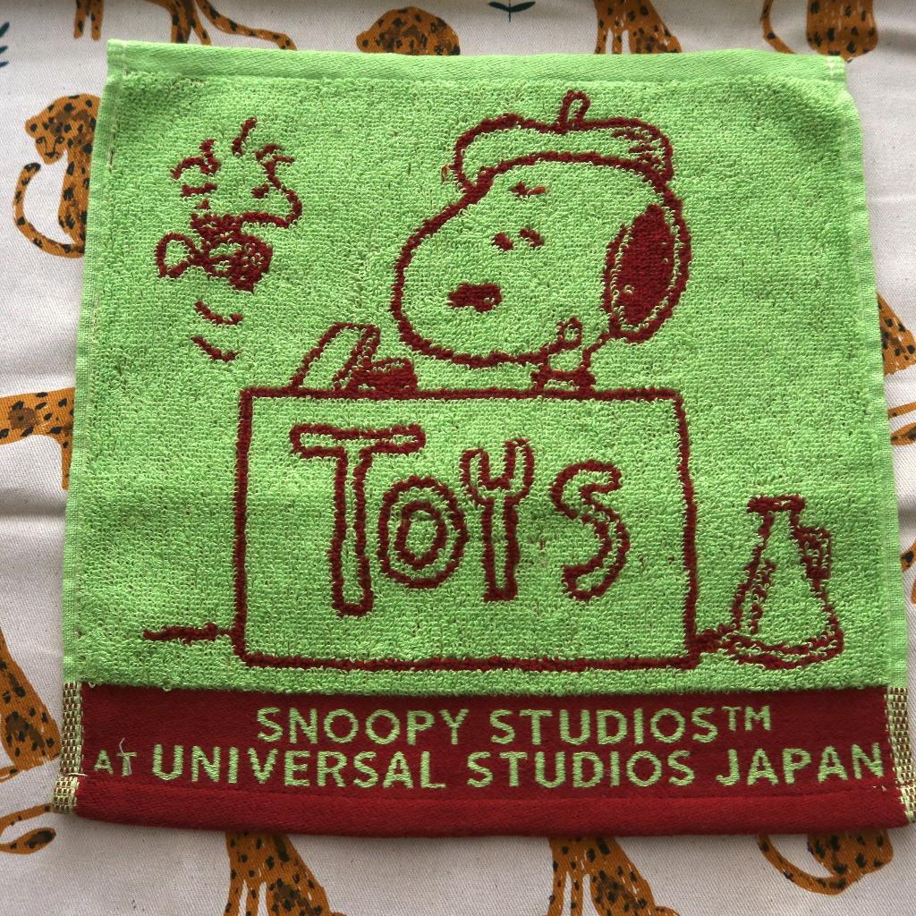 Snoopy Peanuts Strips Handdoekje van Universal Studios Japan, Verzamelen, Stripfiguren, Nieuw, Gebruiksvoorwerp, Snoopy, Verzenden
