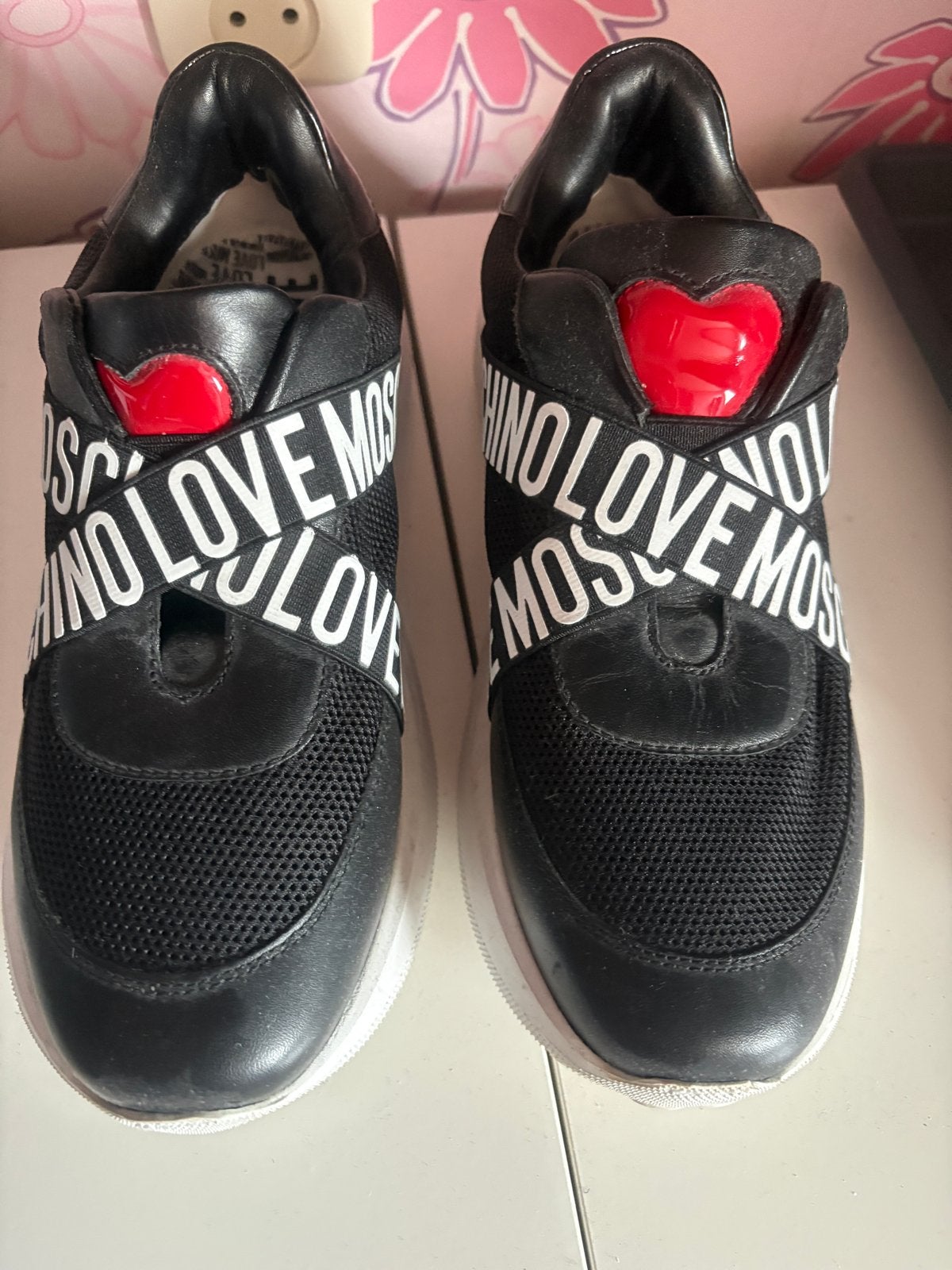 Moschino Love Sneakers Maat 38, Kleding | Dames, Zwart, Ophalen of Verzenden, Sneakers of Gympen, Gedragen
