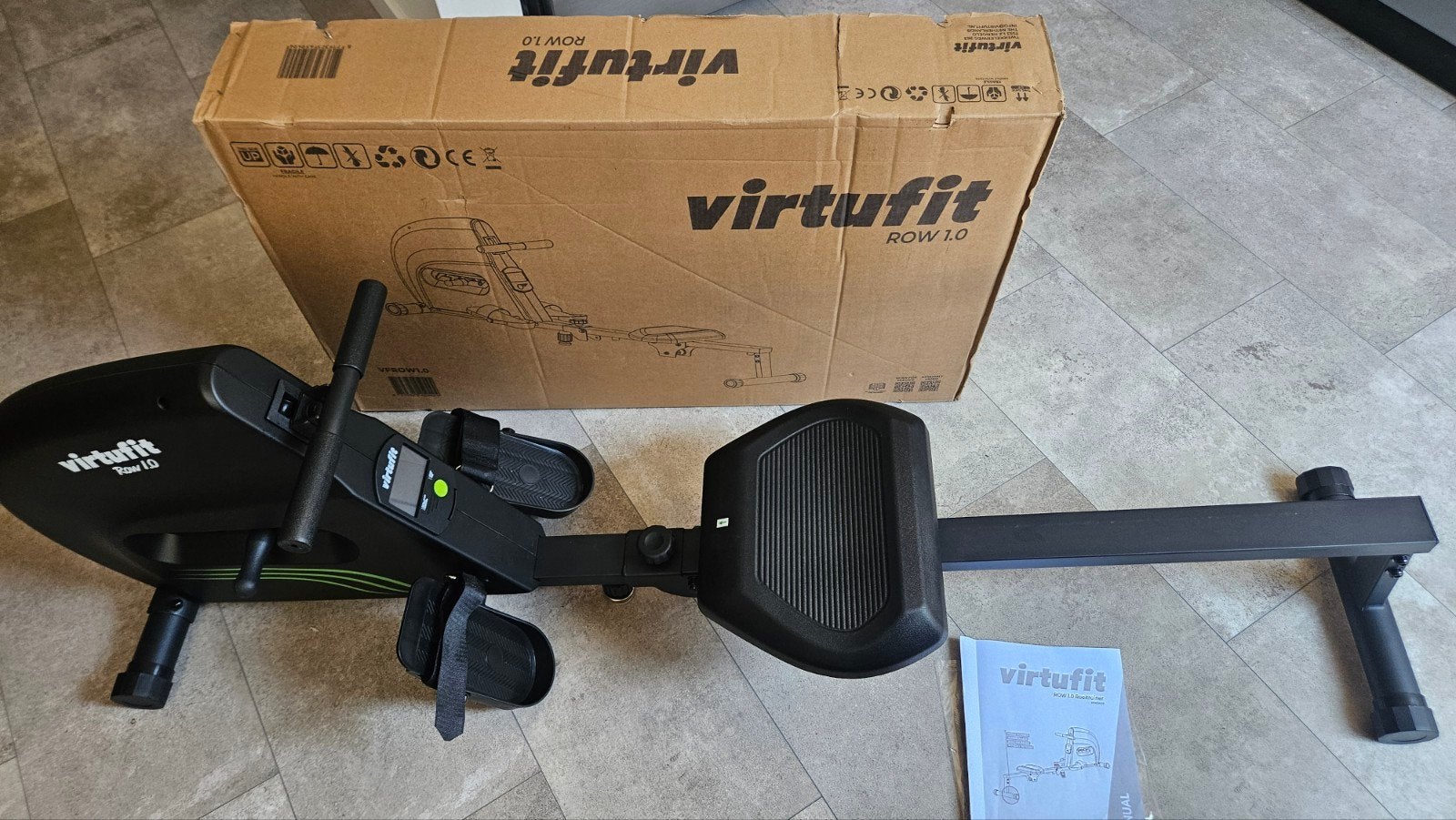 VirtuFit Roeitrainer ROW 1.0 - Nieuw, Ophalen, Benen, Nieuw, Metaal