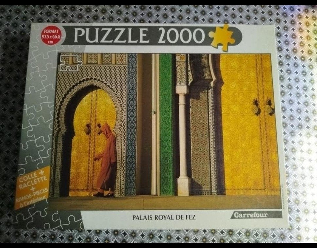 legpuzzel 2000 stukjes Carrefour paleis Fez, Ophalen of Verzenden, Zo goed als nieuw, Overige typen