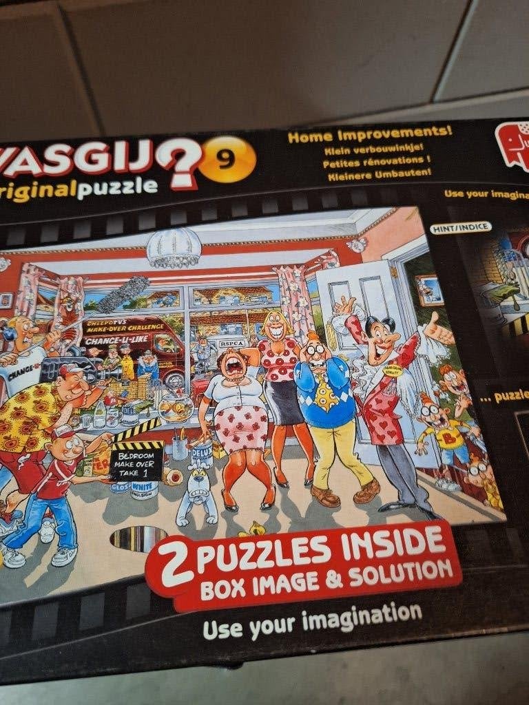 wasgij puzzel, Ophalen, 500 t/m 1500 stukjes, Zo goed als nieuw, Legpuzzel
