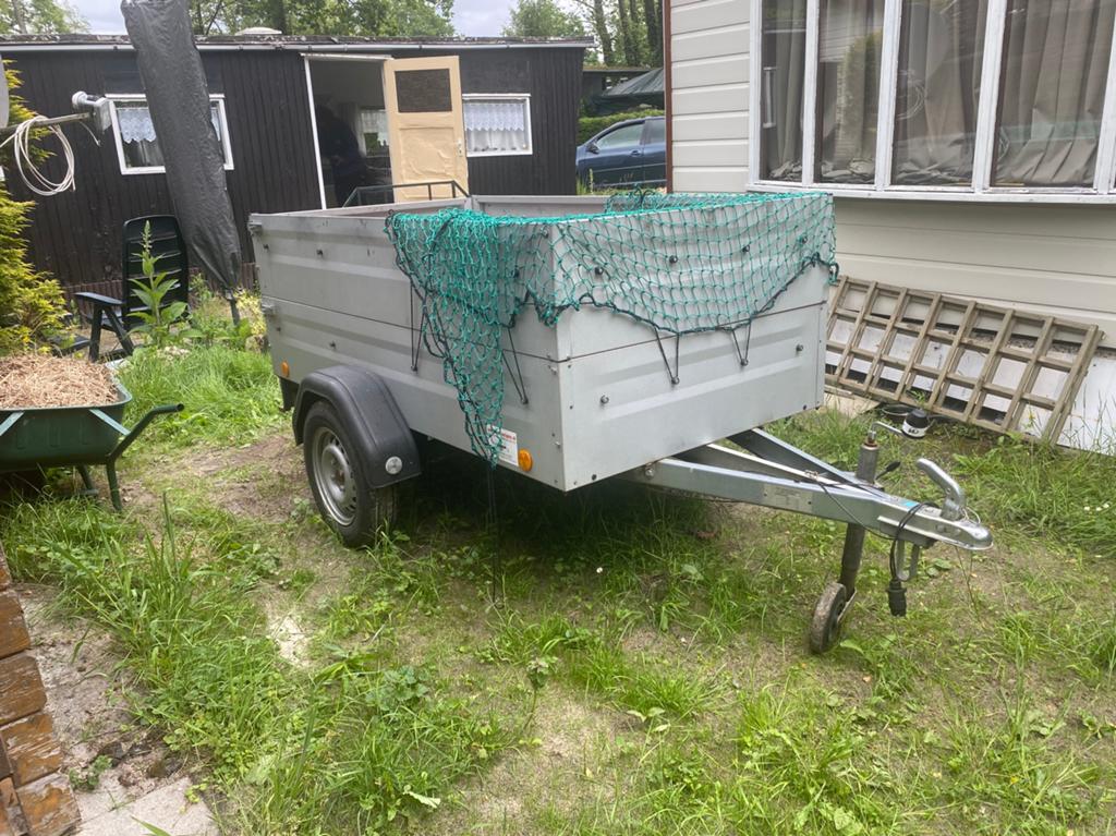 Ongeremde aanhanger 210 bij 105 750kg aluminium, Auto diversen, Aanhangwagen-onderdelen, Gebruikt, Ophalen of Verzenden