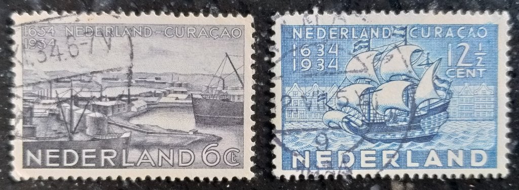 POSTZEGELS NEDERLAND 1934 GESTEMPELD, Postzegels en Munten, Postzegels | Nederland, Verzenden, T/m 1940, Gestempeld
