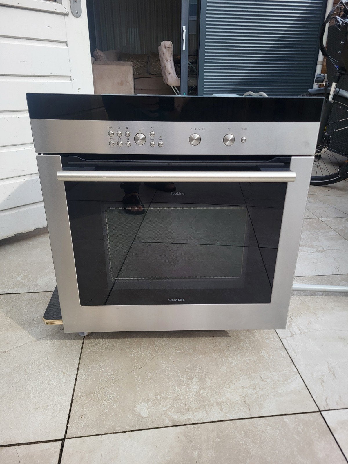 SIEMENS RVS COMBI OVEN MAGNETRON 3 D HETE LUCHT, Ophalen of Verzenden, Zo goed als nieuw, Hete lucht