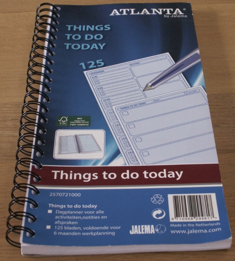 Jalema Things to do today terugbel boek ringband Nieuw, Diversen, Ophalen of Verzenden, Nieuw