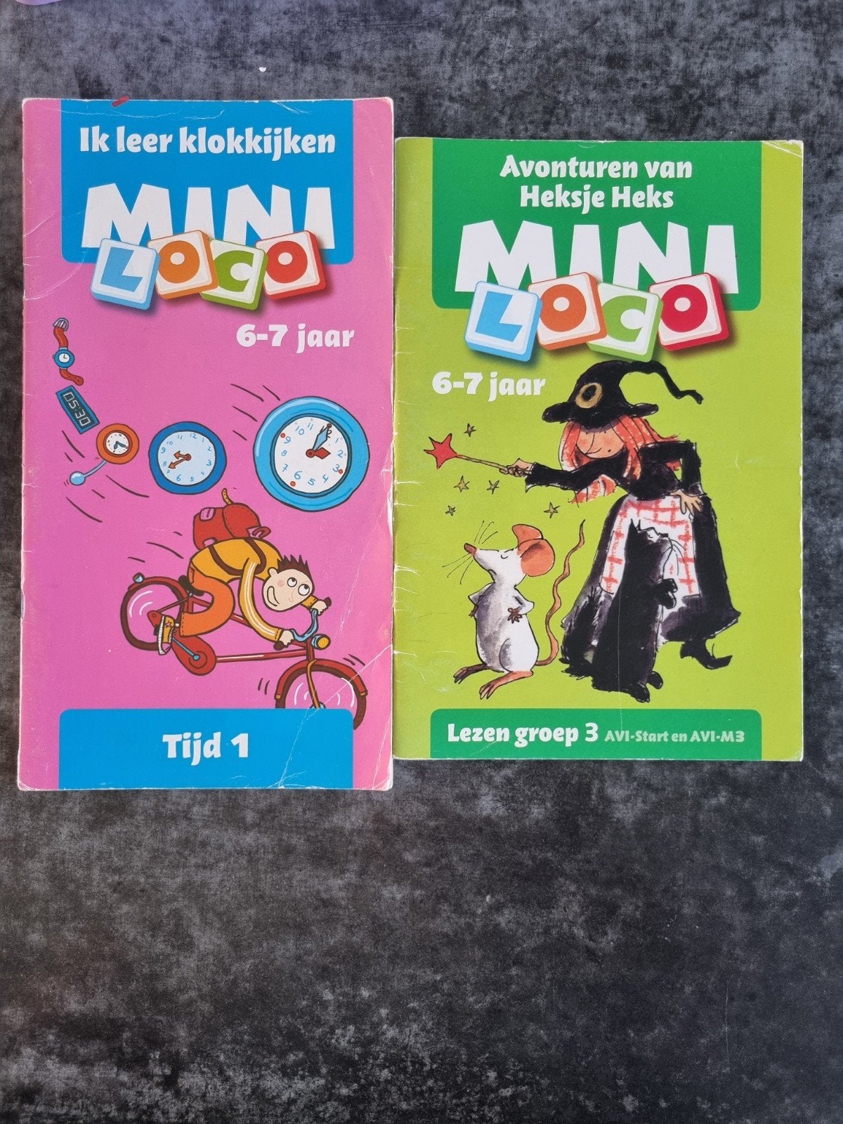 Mini Loco boekjes:Tijd & Avonturen v HeksjeHeks lezen groep3, Ophalen of Verzenden, Gebruikt, Taal en Lezen