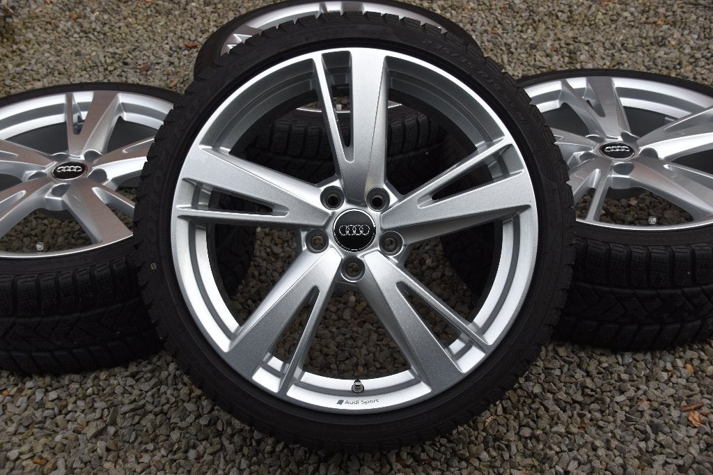 Audi A3 S3 RS3 Blade velgen winterset 19 inch 5x112, Auto-onderdelen, Banden en Velgen, Gebruikt, Banden en Velgen, Winterbanden