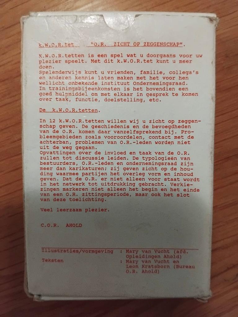 Ahold Kwartet - Zicht op Zeggenschap AH, Ophalen of Verzenden, Gebruikt, Kwartet(ten)
