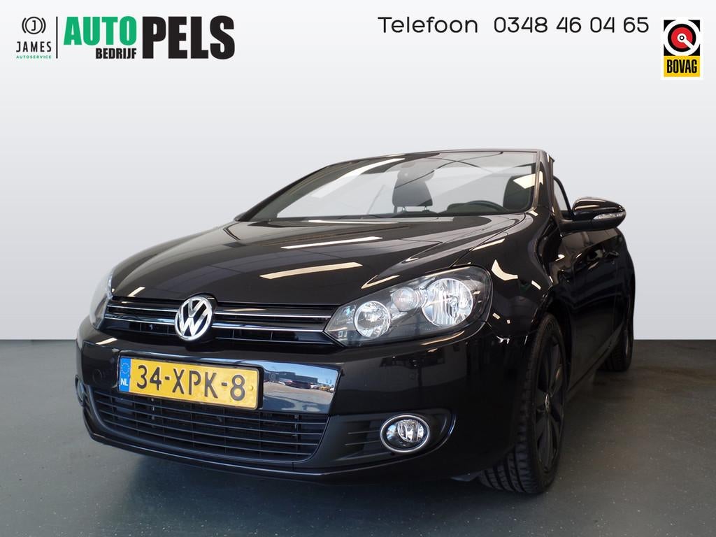 Volkswagen Golf Cabriolet 1.2 Tsi 105pk Highline uitvoering,, Voorwielaandrijving, Zwart, 4 cilinders, Zwart