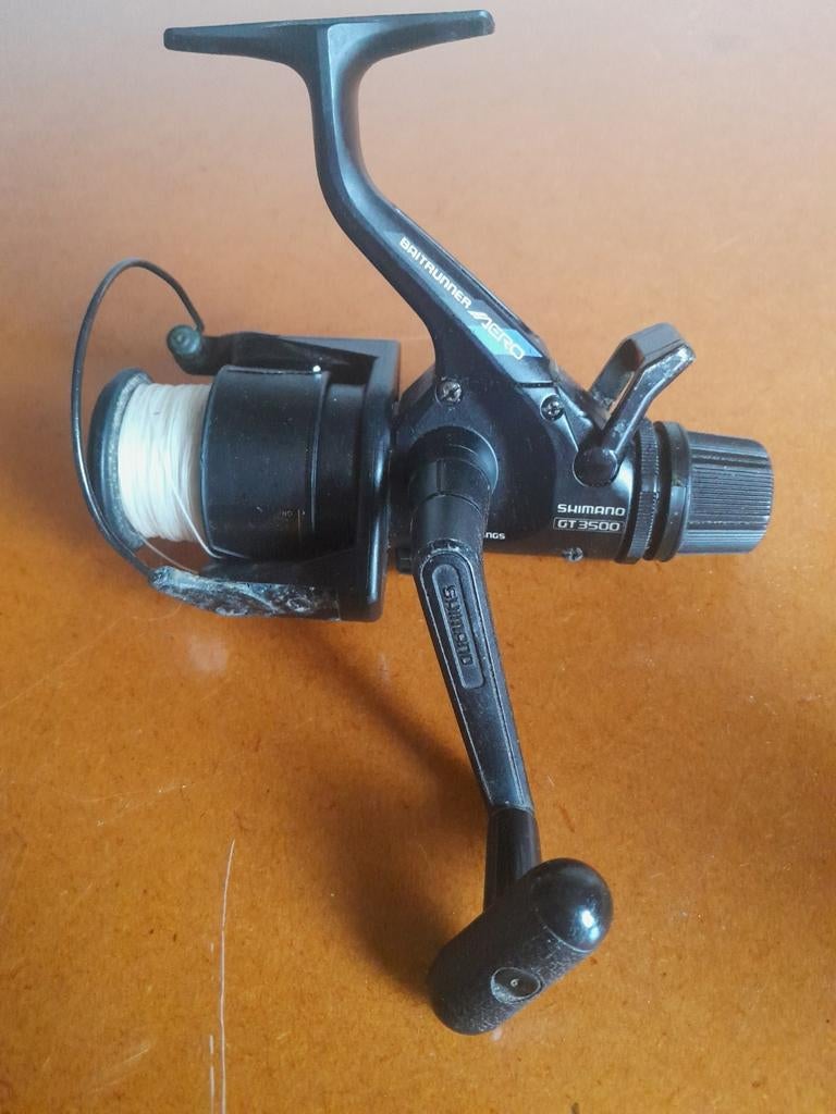 Vintage Shimano Aero Baitrunner GT3500 XT-7 Japan, Watersport en Boten, Ophalen of Verzenden, Gebruikt, Molen