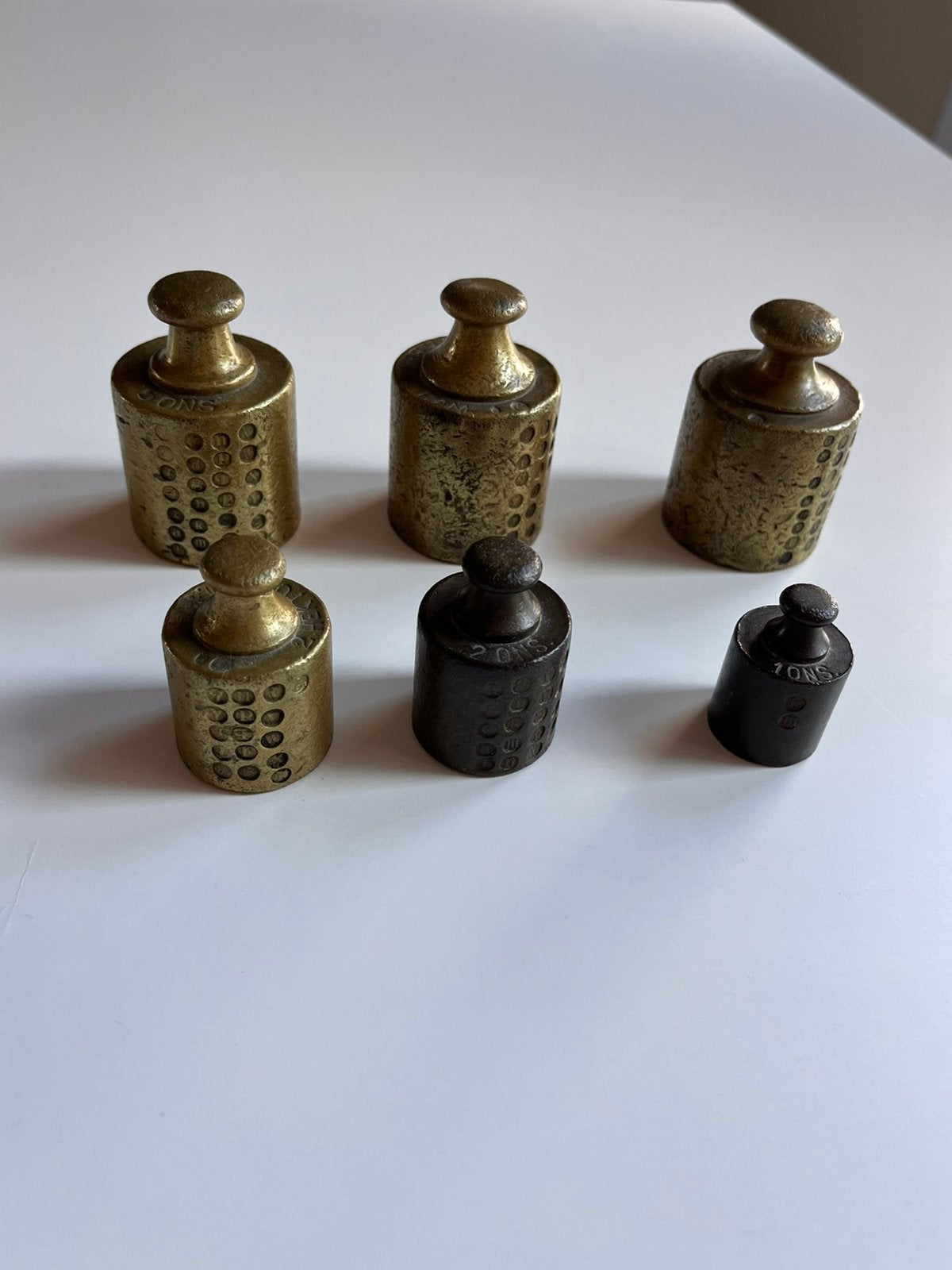 Koperen gewichten, Antiek en Kunst, Antiek | Gereedschap en Instrumenten, Ophalen of Verzenden