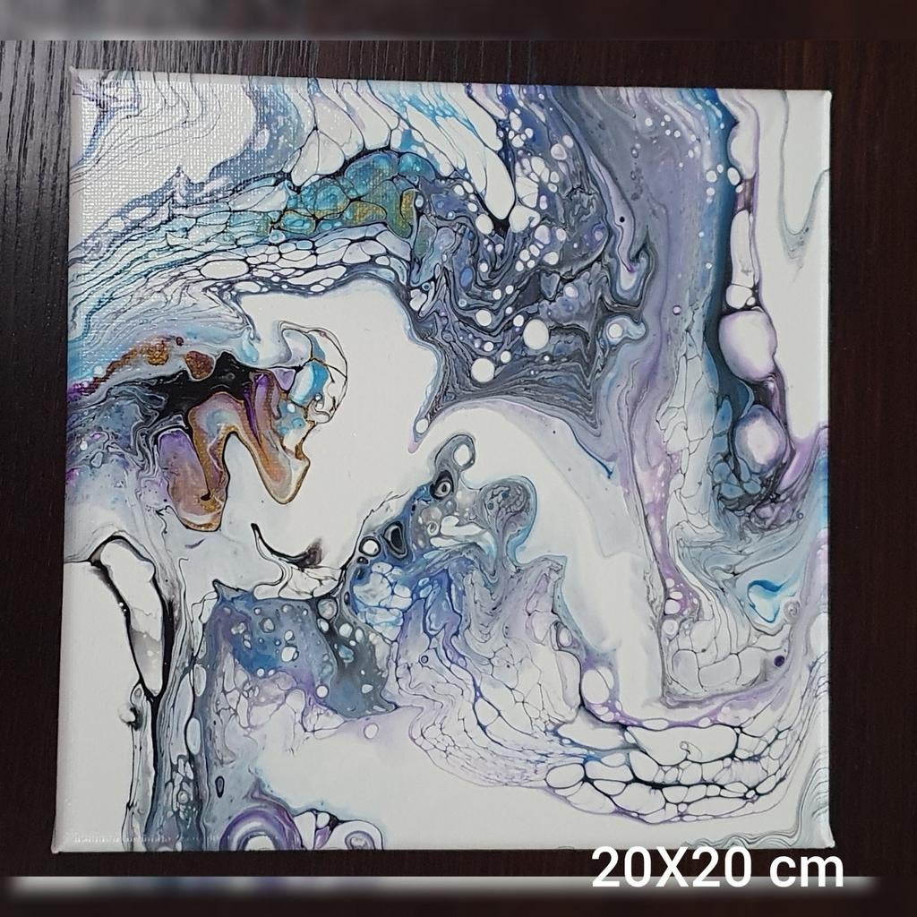 Canvas schilderij, Antiek en Kunst, Kunst | Schilderijen | Abstract, Ophalen of Verzenden